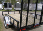 PJ Trailers U7 77 Single Axle Channel Utility 12 - Image 2