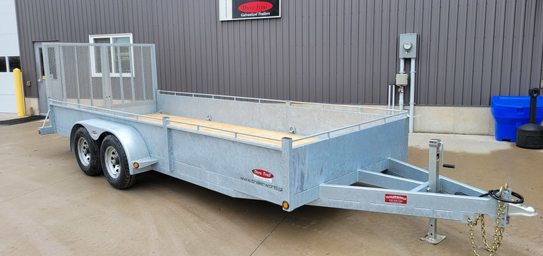 6.5x18 5 Ton Galvanized Landscape Trailer