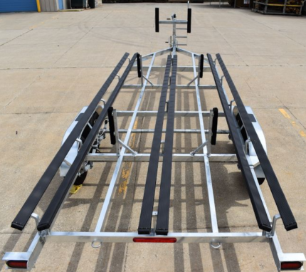 PT20 Single Axle Galvanized Pontoon Boat Trailer