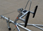 PT20 Single Axle Galvanized Pontoon Boat Trailer - Image 3