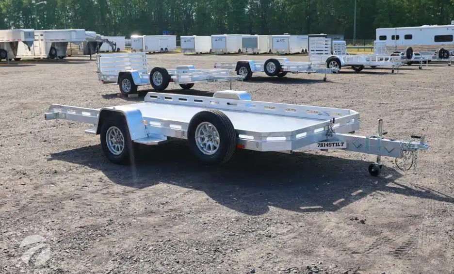 Aluma 6.5x14 Aluminum Tilt Utility Trailer